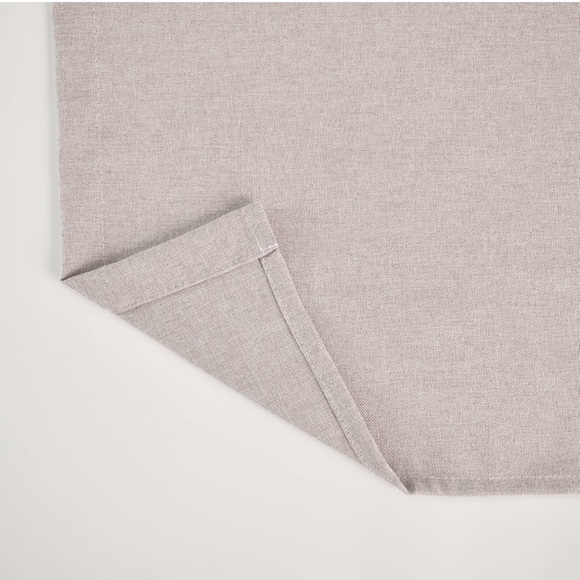 Beige 3 Pieces Tier Curtains - Picture 6 of 6